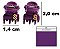 Kit 2un Piranha Bianca Milano Roxo 05 157 BR - Imagem 2