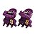 Kit 2un Piranha Bianca Milano Roxo 05 157 BR - Imagem 1