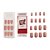 Kiss NY Impress Unhas Autocolantes Quadrado Médio - Sea Breeze - Imagem 2