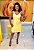 Vestido Curto em Viscolino com Alças Amicia - Imagem 3