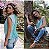 Regata Jeanseria com Renda nas Costas Paradise Blue - Imagem 1