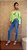 Blusa Ciganinha Jeanseria cor jade - Imagem 2
