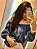 Blusa Feminina Ciganinha Jeanseria Jeans - Imagem 3