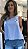 Blusa Jeanseria com Transpasse nas Costas Azul - Imagem 2