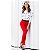 Calça Jeanseria Legging Rosie Vermelho - Imagem 1