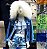 Cropped Jeanseria com Babado Listrado - Imagem 4