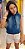 Blusa Jeanseria Fitness com Touca Jeans - Imagem 4
