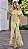 Vestido Longo em Viscose Estampada Floral com Detalhe Babado - Imagem 1