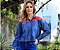 Camisa Feminina Jeanseria com Renda Jeans - Imagem 1