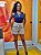 Short em Linho com Cinto em Corda Natural e Fivela  Amicia Fashion - Imagem 6