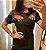 Blusa Feminina Jeanseria Bordado Tigre - Imagem 3