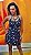 Vestido Curto em Viscose Estampado Preto e Alcinha  Amicia Fashion - Imagem 3