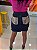 Saia Jeanseria com Renda  Jeans Destroyed Black - Imagem 5