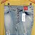 Calça Skinny Cintura Alta Jeans Azul Destroyed vista com botões - Imagem 6