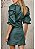 Vestido Midi Bengaline Leather Manga Bufante Ave Rara Fashion - Imagem 3