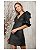 Vestido Midi Bengaline Leather Manga Bufante Ave Rara Fashion - Imagem 6