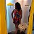 Vestido Curto em Viscose Estampado e Alcinha  Amicia Fashion - Imagem 3