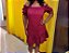 Vestido Curto Tricoline Manga Bufante - Imagem 5