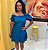 Vestido Curto Tricoline Manga Bufante - Imagem 2