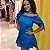 Vestido Curto Tricoline Manga Bufante - Imagem 3
