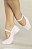 Sapatilha de Ballet em Lona (Tecido) Rosa e Preta Sola Dividida - Evidence - Imagem 1