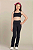 Calça Legging Infantil Drapeada - Ballet e Jazz - Imagem 1