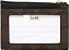 Porta-Cartão Mini Skinny ID Case, Couro Crossgrain Brown/Black, Coach - Imagem 4