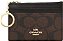 Porta-Cartão Mini Skinny ID Case, Couro Crossgrain Brown/Black, Coach - Imagem 1