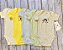 Kit com 5 Bodys de Bebê, Manga Curta, Estampas de Animais da Fazenda, Carter’s - Imagem 2