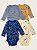 Kit com 4 Bodys de Bebê, Manga Longa, Estampas de Animais da Floresta, Carter’s - Imagem 2