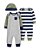 Conjunto de Bebê 3 Peças com Macacões e Gorro Verde e Azul, Carter's - Imagem 1