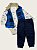 Conjunto 3 peças, Body Manga Longa, Calça e Colete, Carter's - Imagem 3