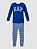 Pijama Infantil Manga Longa Listrado, Azul Royal e Branco, GAP - Imagem 4