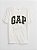 Camiseta Infantil Logo, Off White, GAP - Imagem 1