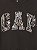 Camiseta Infantil Logo, Manga Longa, Preta, GAP - Imagem 2