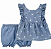 Conjunto 4 Peças de Bebê com Body Regata, Bata e 2 Shorts, Carter’s - Imagem 2