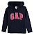 Moletom Infantil com Capuz, Azul Marinho, GAP - Imagem 1