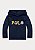 Blusa Infantil Manga Longa com Capuz, Estampa Polo Bear, Azul Marinho, Polo Ralph Lauren - Imagem 1