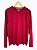 Camiseta Masculina Slim Manga Longa, Bordô com Logo, Tommy Hilfiger - Imagem 1