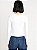 Blusa Manga Longa Feminina, Gola V, Branca, Old Navy - Imagem 3