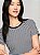 Camiseta Feminina, Listrada em Azul Marinho e Branco com Logo, Tommy Hilfiger - Imagem 2