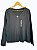 Blusa Feminina Manga Longa com Decote V, Azul Marinho com Logo, Tommy Hilfiger - Imagem 2