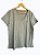 Camiseta Feminina com Decote V, Cinza Mescla com Logo, Tommy Hilfiger - Imagem 2