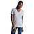 Camiseta Feminina com Decote V, Cinza Mescla com Logo, Tommy Hilfiger - Imagem 1