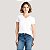 Camiseta Feminina com Decote V, Branca com Logo, Tommy Hilfiger - Imagem 1