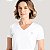 Camiseta Feminina com Decote V, Branca com Logo, Tommy Hilfiger - Imagem 2