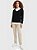 Suéter Feminino Tricot com Decote V, Preto, Tommy Hilfiger - Imagem 3