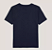 Camiseta Infantil, Azul Marinho com Gola V e Logo Bordado, Tommy Hilfiger - Imagem 3