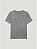 Camiseta Infantil, Cinza Mescla com Gola V e Logo Bordado, Tommy Hilfiger - Imagem 2