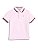 Camiseta Polo Infantil, Rosa Claro com Detalhes Listrados, Tommy Hilfiger - Imagem 1